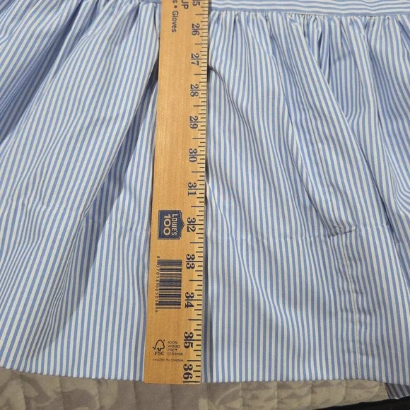 Gretchen Scott Designs Blue And White Striped Dress. Great Condition! - Picture 11 of 11